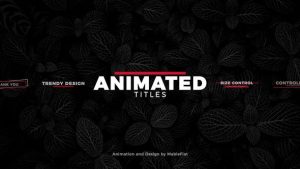 Animated Titles Pack