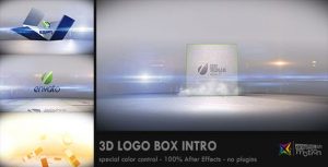 3D Logo Box Intro