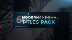 Modern Minimal Titles Pack