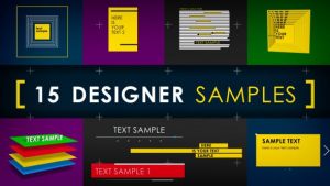 15 Designer Samples (Pack)