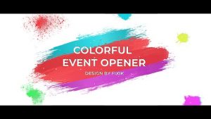 Colorful Event Opener | After Effects Template