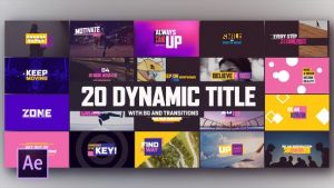 Dynamic Modern Titles I Backgrounds