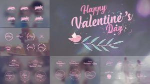 Valentine's Day Badge Pack