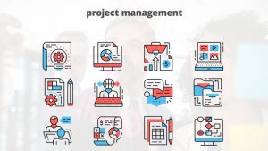 Project Managment – Thin Line Icons