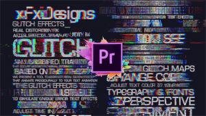 30 Glitch Text Presets For Premiere Pro | Mogrt