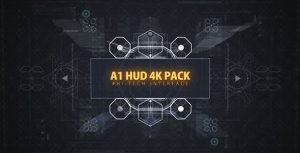 A1 HUD PACK/ Digital Interface Placeholders/ Sci-fi UI Technology/ Futuristic Iron Man Movie Screens