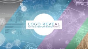 Logo Reveal With Elements Of Infographics