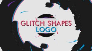 Glitch Shapes Logo