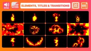 Fire Elements Titles And Transitions