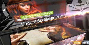 Elegant 3D Slider Room