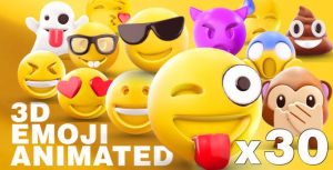 EMOJI 3D animated