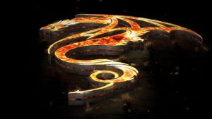 Flames 3D Logo