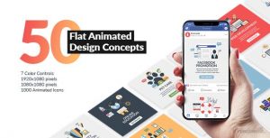 Flat Animated Design Concepts