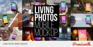 Living Photos Mobile Mockup