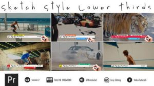 Lower Thirds - Sketch - Premiere Pro