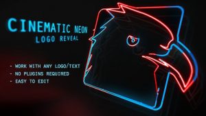 Cinematic Neon Logo