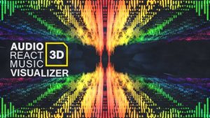 Audio React Music Visualizer 3D