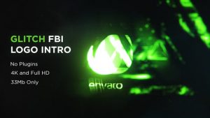 Glitch FBI Logo Intro