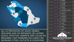 Saudi Arabia Map Kit