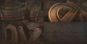 Dark Logo Reveal Element 3D