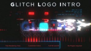 Glitch Logo Intro