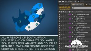 South Africa Map Kit