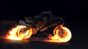 Motorcycle Fire Reveal