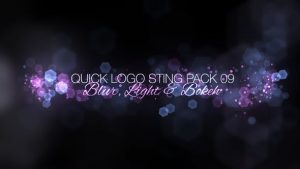 Quick Logo Sting Pack 09: Blur, Light & Bokeh