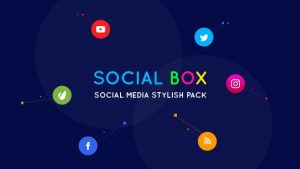 SocialBox - Social Media Intro and Outro for Social Media Links Promotion