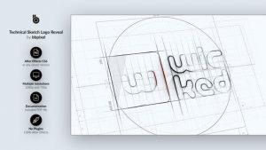 Technical Sketch Logo Reveal