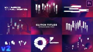 Glitch Titles Sequence Mogrt