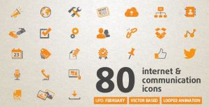 80 Animated Internet Icons