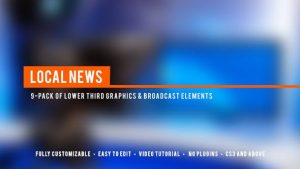 Local News Broadcast Lower Third Package