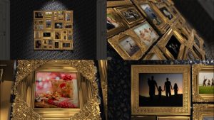 Golden Frames Photo Gallery Kit