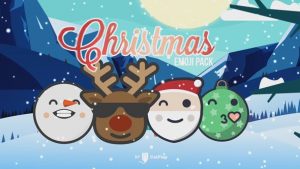 120 Animated Emojis - Christmas Pack