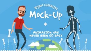 Rigmo - Rigged Character Animation Mockup