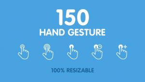 150 Animated Hand Gestures