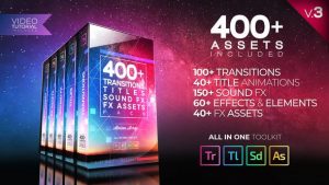 Video Assets Pack: Transitions, Titles, Sound FX