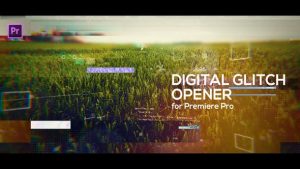 Glitch Opener for Premiere Pro