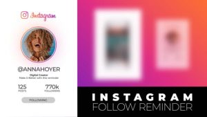 Instagram Follow Reminder