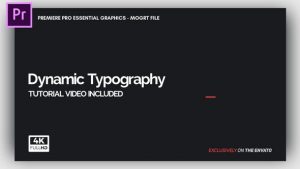 Dynamic Minimalism - Essential Graphics | Mogrt