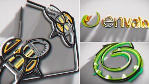 Colorful Stroke Logo Intro