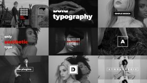 Modern Stomp Opener / Dynamic Typography / Fashion Event Promo / Clean Fast Intro