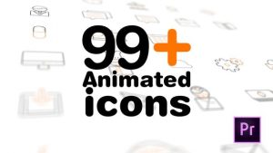 99+ Icons Mogrt