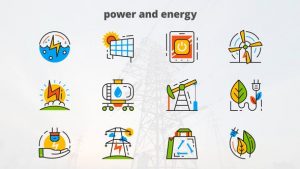 Power and Energy - Flat Animated Icons