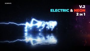 Electric and Neon Logo Reveal