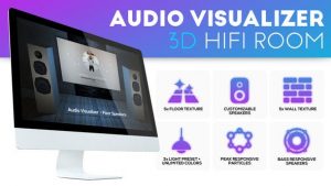 Audio Visualizer 3D Music Room