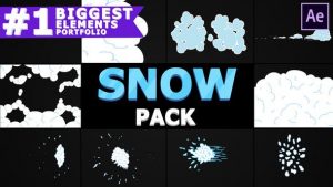 2D Cartoon Snow | After Effects