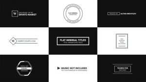 Flat Minimal Titles - Essential Graphics | Mogrt