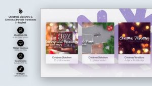 Christmas Slideshow & Christmas Particle Transitions